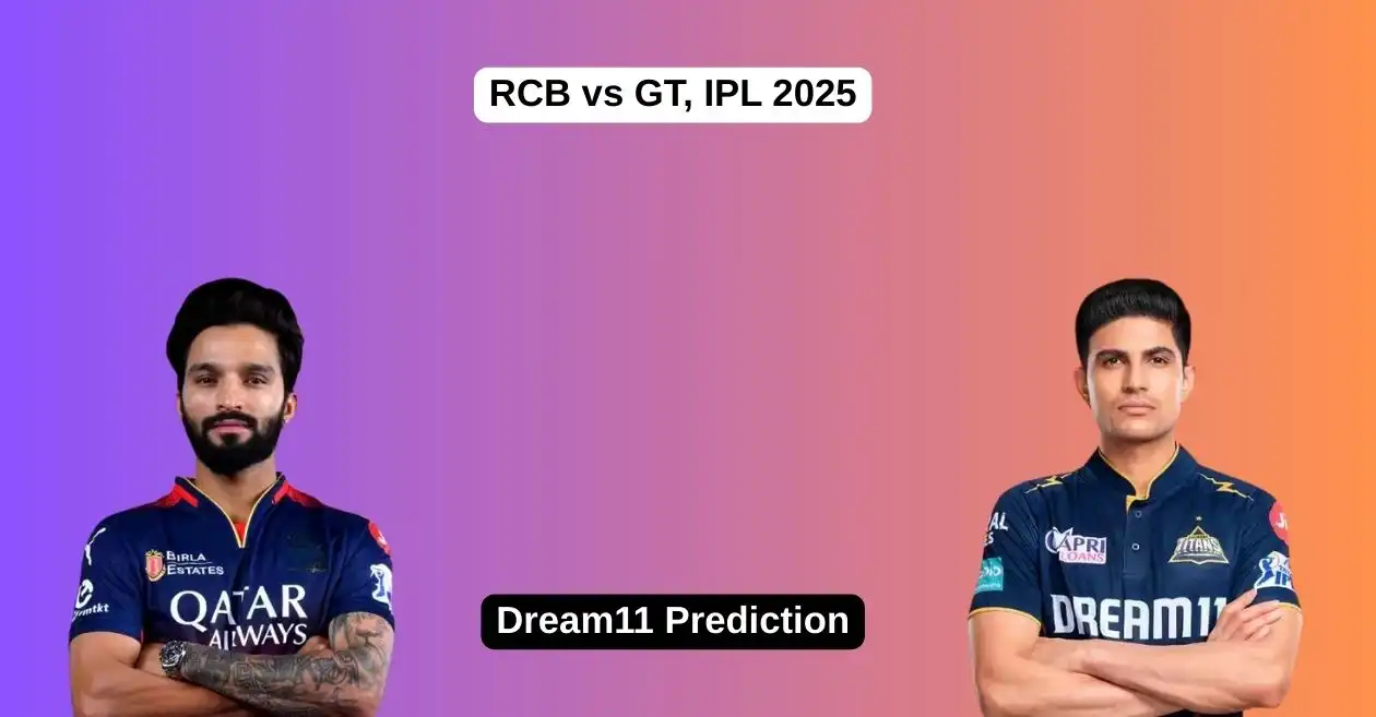 RCB vs GT, IPL 2025: Match Prediction, Dream11 Team, Fantasy Cricket Tips and Pitch Report | Royal Challengers Bengaluru vs Gujarat Titans
