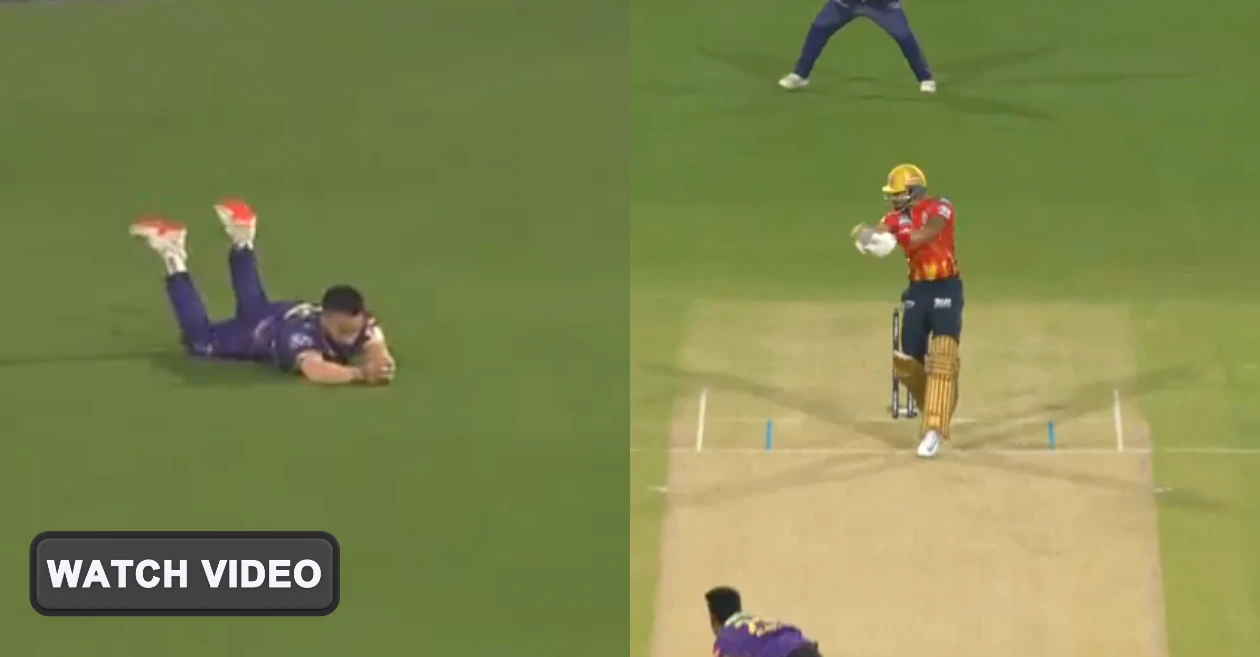 WATCH: Ramandeep Singh takes a stunning catch to dismiss Shreyas Iyer for a duck – IPL 2025, PBKS vs KKR