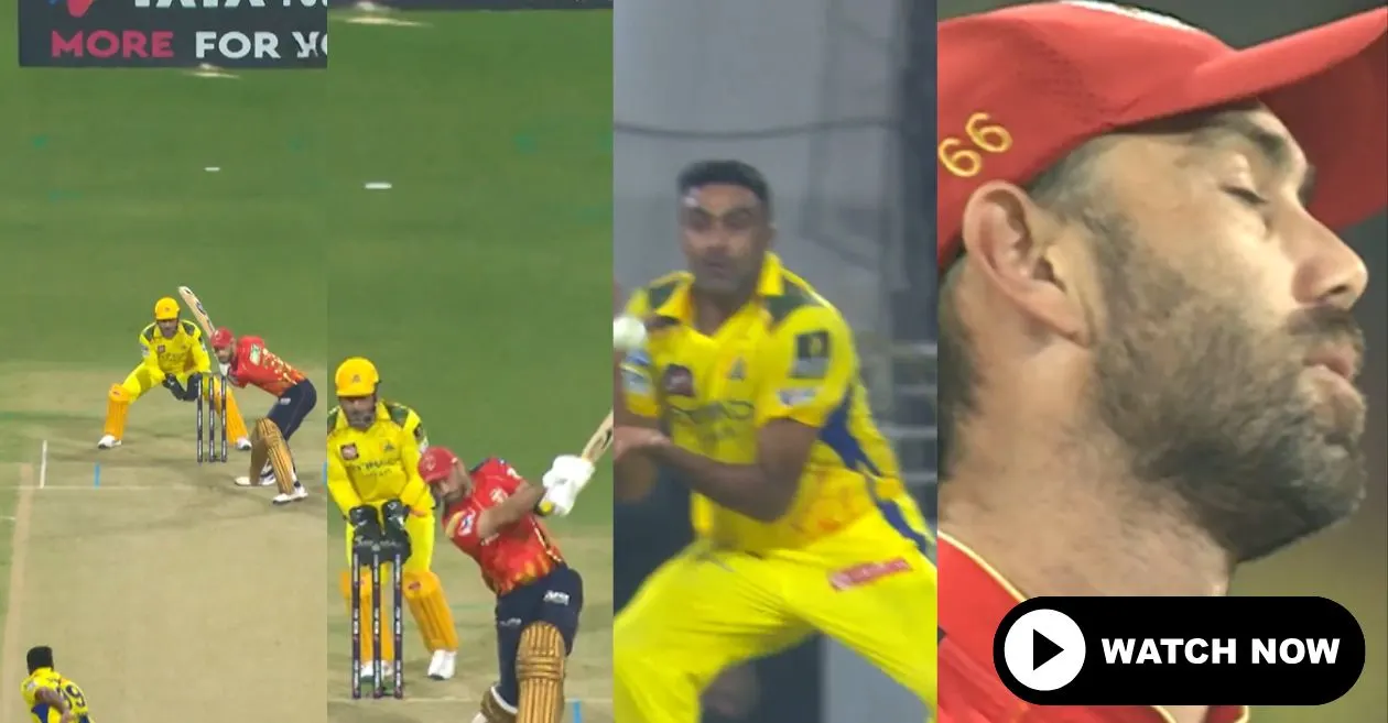 WATCH: Ravichandran Ashwin plucks a stunner to dismiss Glenn Maxwell during PBKS vs CSK game in IPL 2025