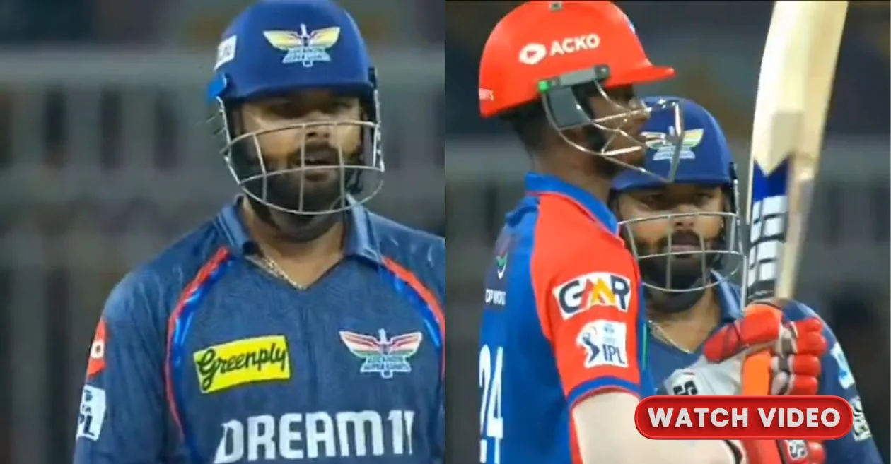 WATCH: Lucknow Super Giants’ skipper Rishabh Pant lashes out at Digvesh Rathi in the IPL 2025 match against Delhi Capitals