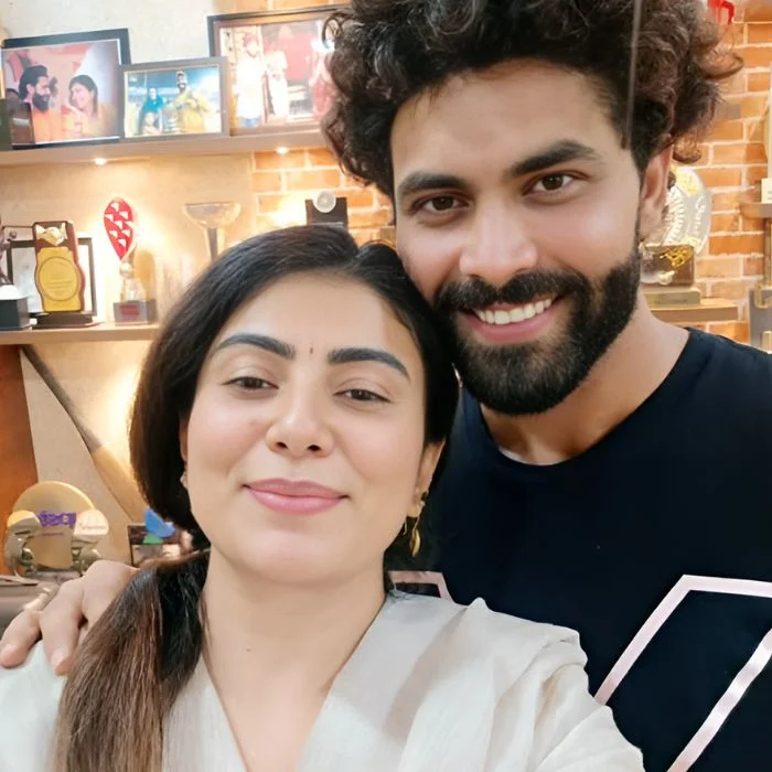 Rivaba Solanki and Ravindra Jadeja