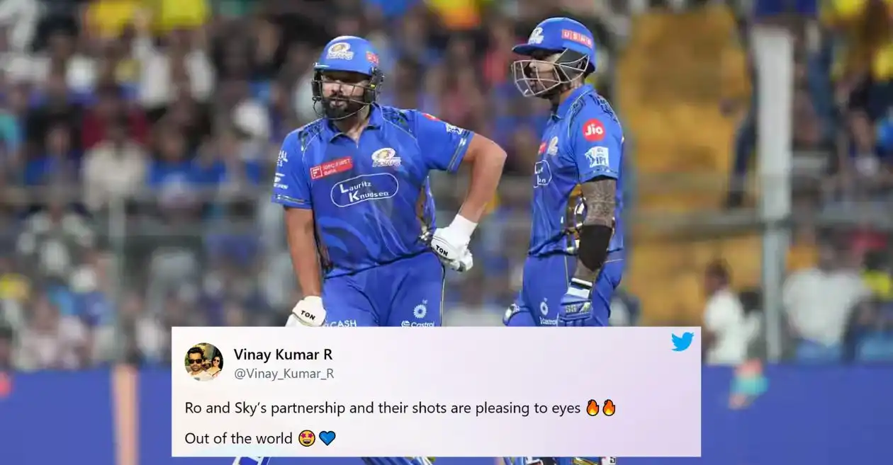 Fans go wild as Rohit Sharma and Suryakumar Yadav guide MI to a thumping win over CSK in IPL 2025
