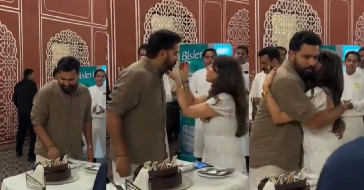 IPL 2025 [WATCH]: Rohit Sharma’s heartwarming 38th birthday celebration with wife Ritika in Jaipur