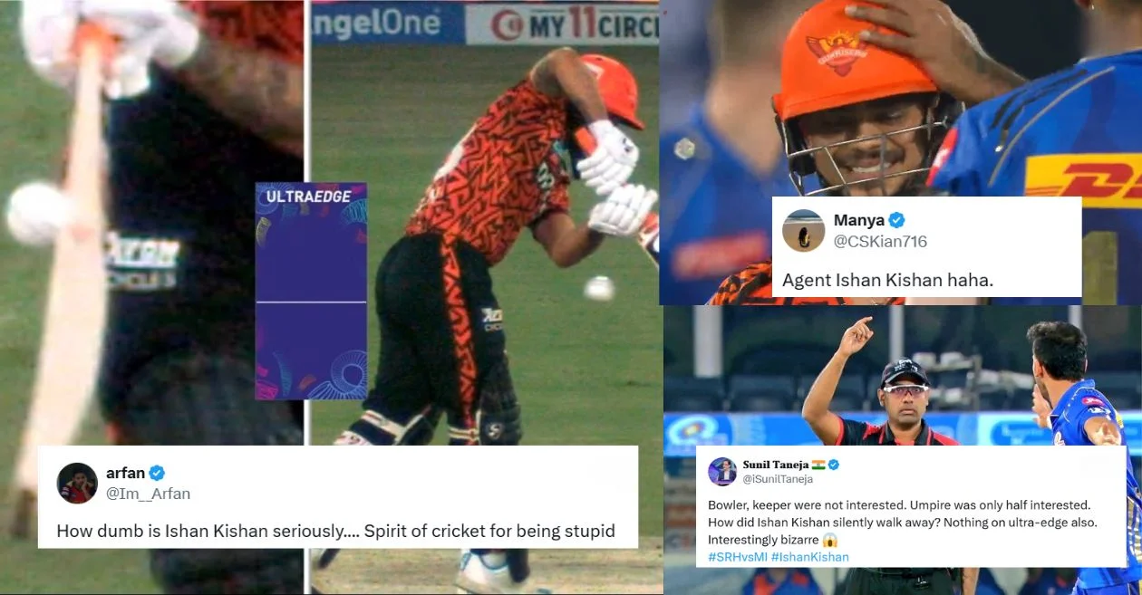 ‘Paise pahuch gye’: Social media explodes as Ishan Kishan walks off without edging the ball, putting the spotlight on umpire – SRH vs MI, IPL 2025