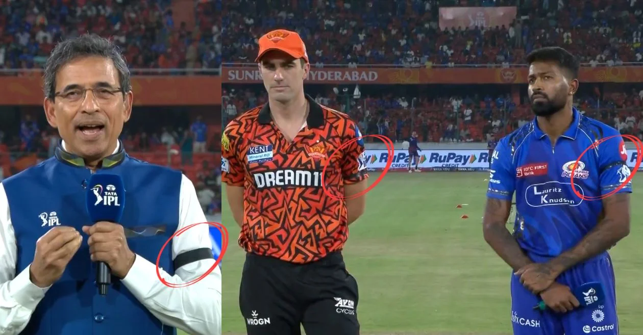 IPL 2025: Reason why SRH and MI players are wearing black armbands in today’s game