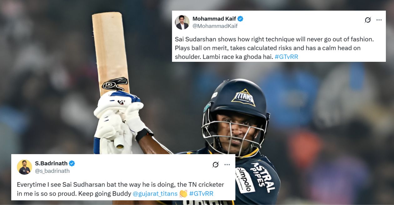 IPL 2025: Fans erupt as Sai Sudharsan’s classy 82 helps Gujarat Titans crush Rajasthan Royals