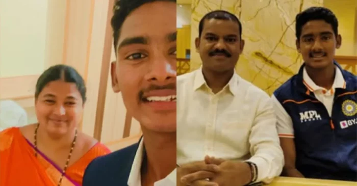 Shaik Rasheed with his parents