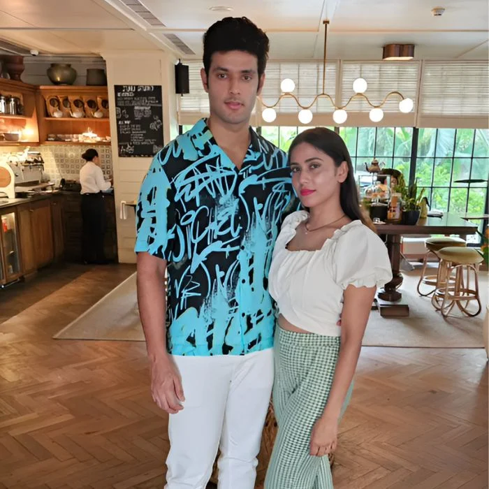 Shivam Dube and Anjum Khan