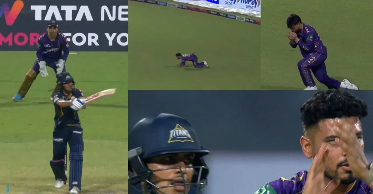 IPL 2025 [WATCH]: Rinku Singh pulls off a breathtaking catch to remove Shubman Gill for 90 during KKR vs GT clash
