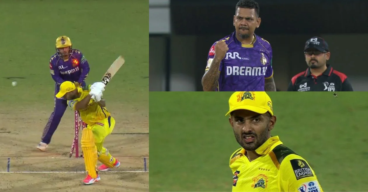 IPL 2025 [WATCH]: Sunil Narine bamboozles Rahul Tripathi with a magical delivery during CSK vs KKR clash