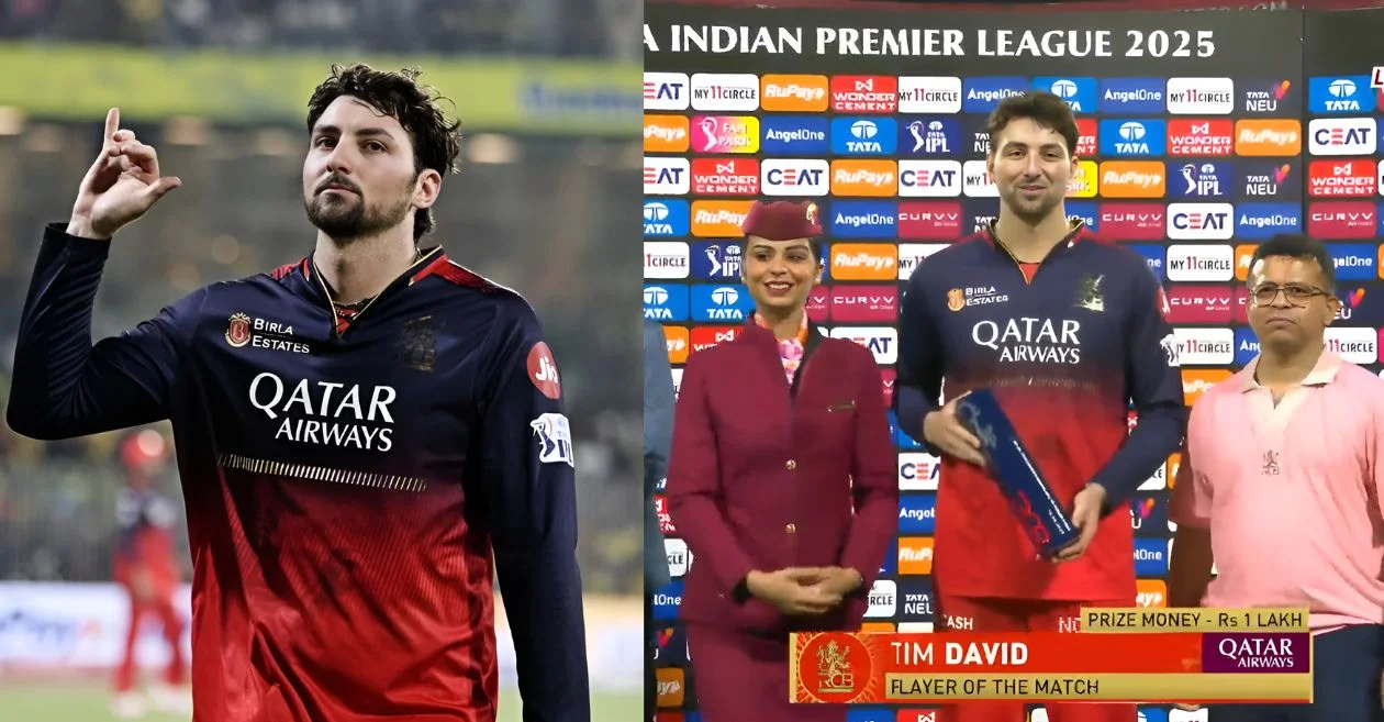 IPL 2025: Here’s why Tim David won Player of the Match despite RCB’s defeat against Punjab Kings