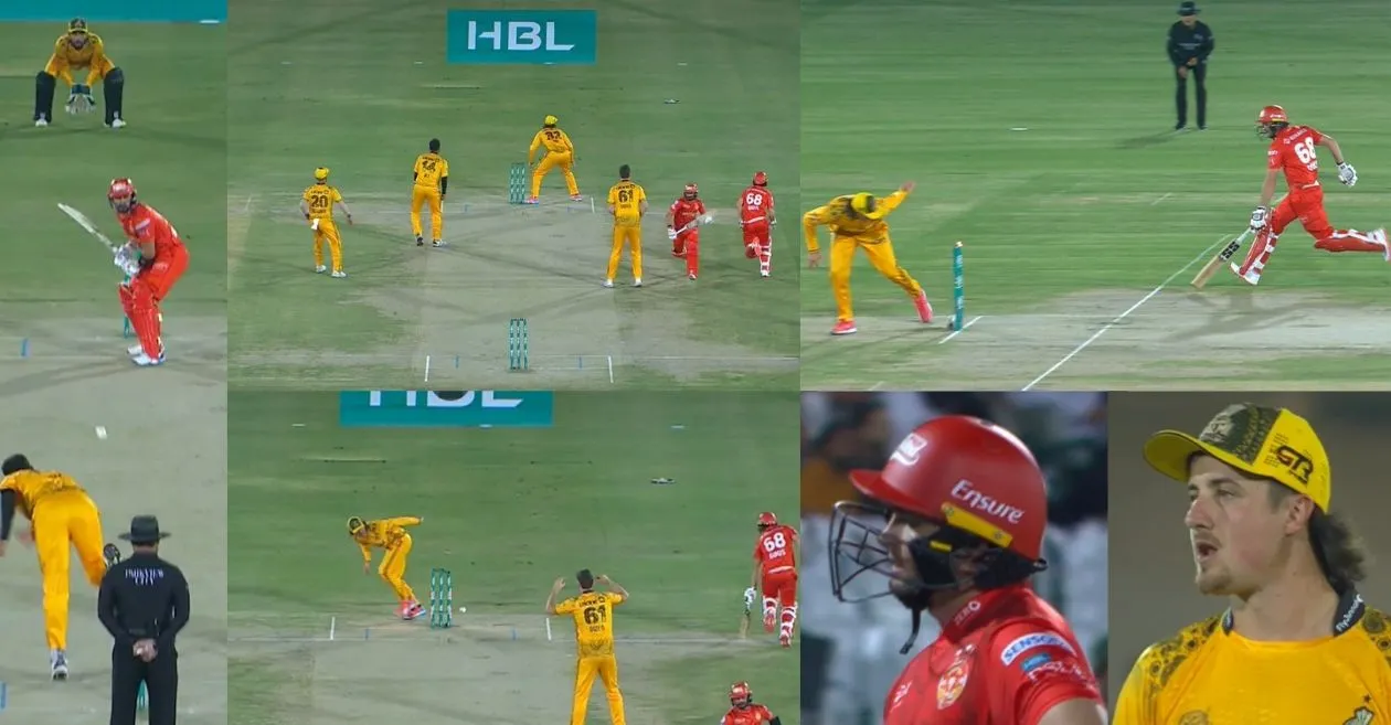 WATCH: Tom Kohler-Cadmore ends Andries Gous’ stay with a sharp run-out in PSL 2025 match