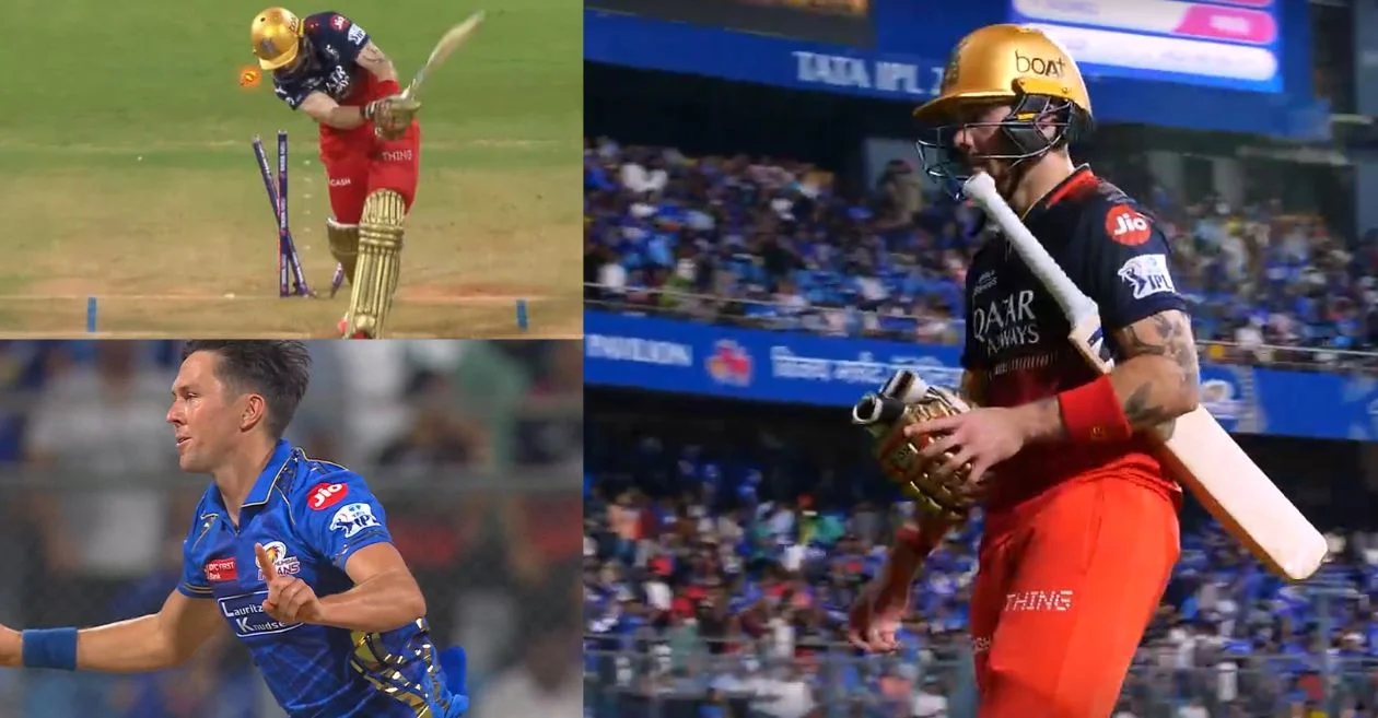 WATCH: 4 and bowled -Trent Boult rattles Phil Salt’s stumps with a beauty during MI vs RCB clash | IPL 2025