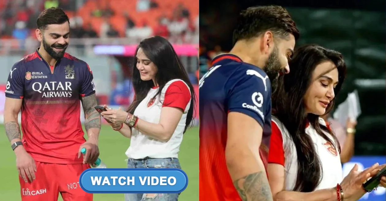 WATCH: Virat Kohli shows photos of his kids to Preity Zinta; her reaction goes viral