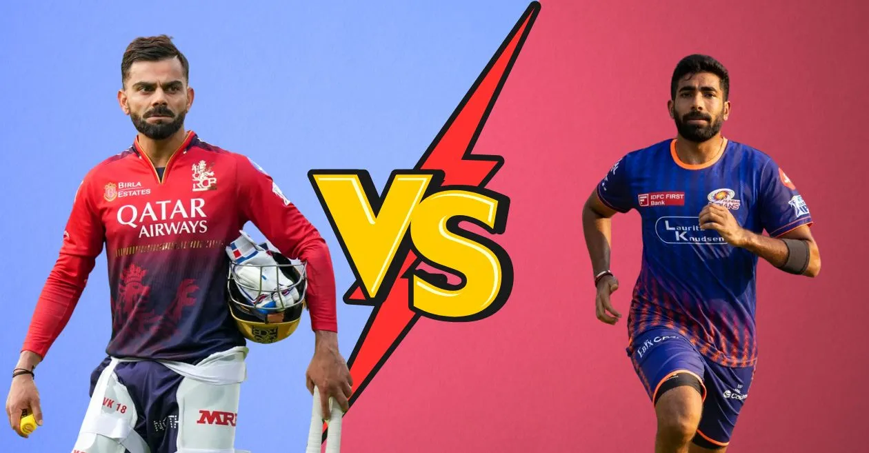 Virat Kohli vs Jasprit Bumrah: Comparing their IPL stats against each other