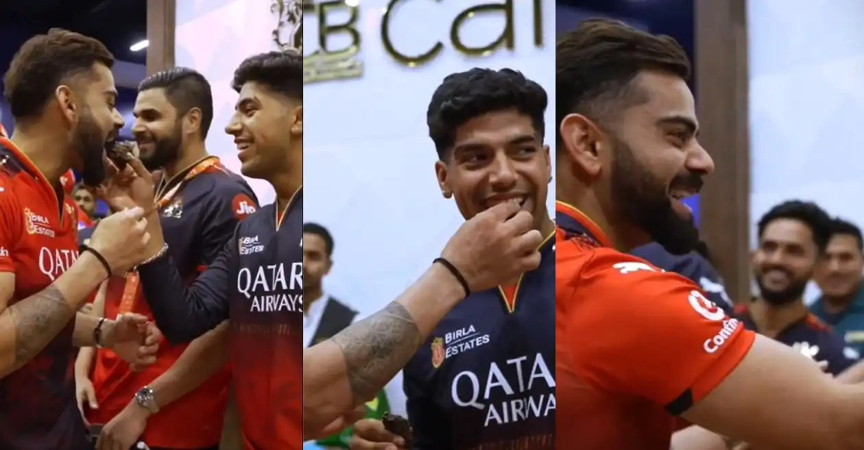 WATCH: Virat Kohli’s playful antics light up RCB teammate’s birthday celebration in IPL 2025