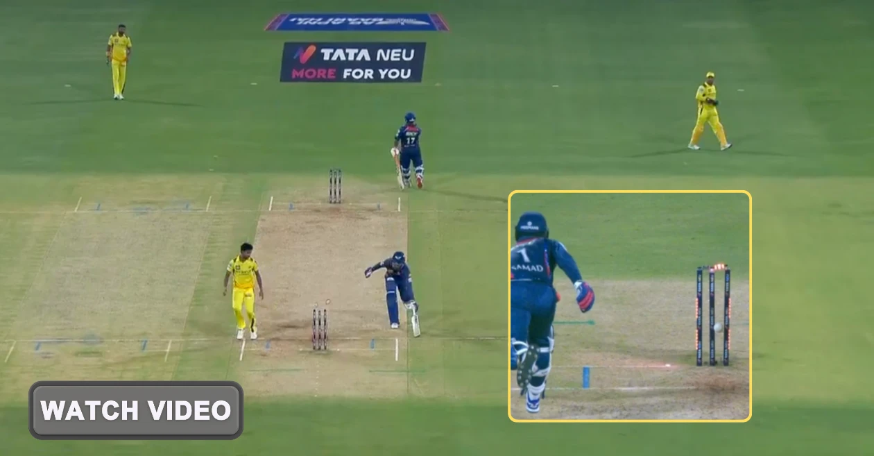 WATCH: MS Dhoni’s underarm brilliance stuns Abdul Samad – IPL 2025, LSG vs CSK