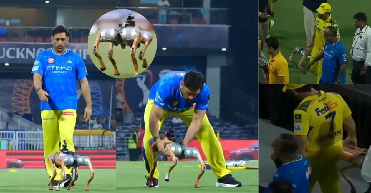 What is Robo dog? MS Dhoni was spotted playing with it in IPL 2025