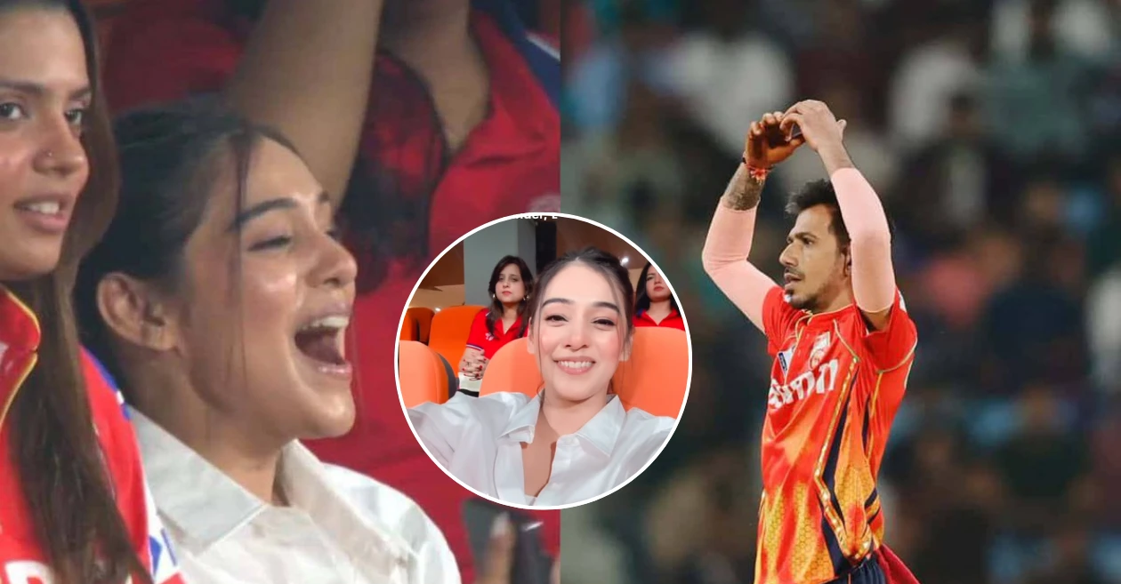 IPL 2025: Yuzvendra Chahal’s alleged girlfriend Mahvash spotted cheering for Punjab Kings in Mullanpur