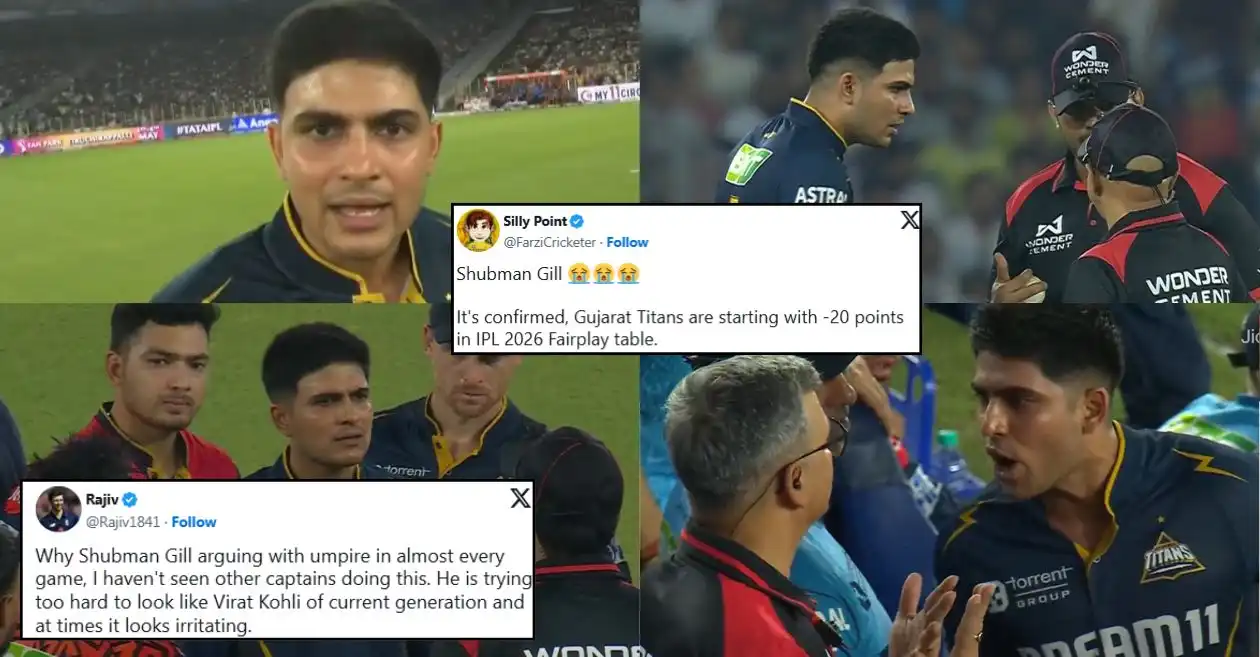 Netizens lambast Shubman Gill for his repeated arguments with umpires in GT vs SRH IPL 2025 clash