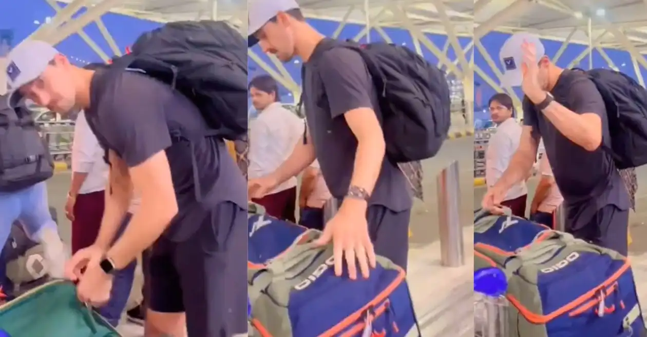 WATCH: Mitchell Starc loses cool at a fan during his departure from India after IPL 2025 cancellation