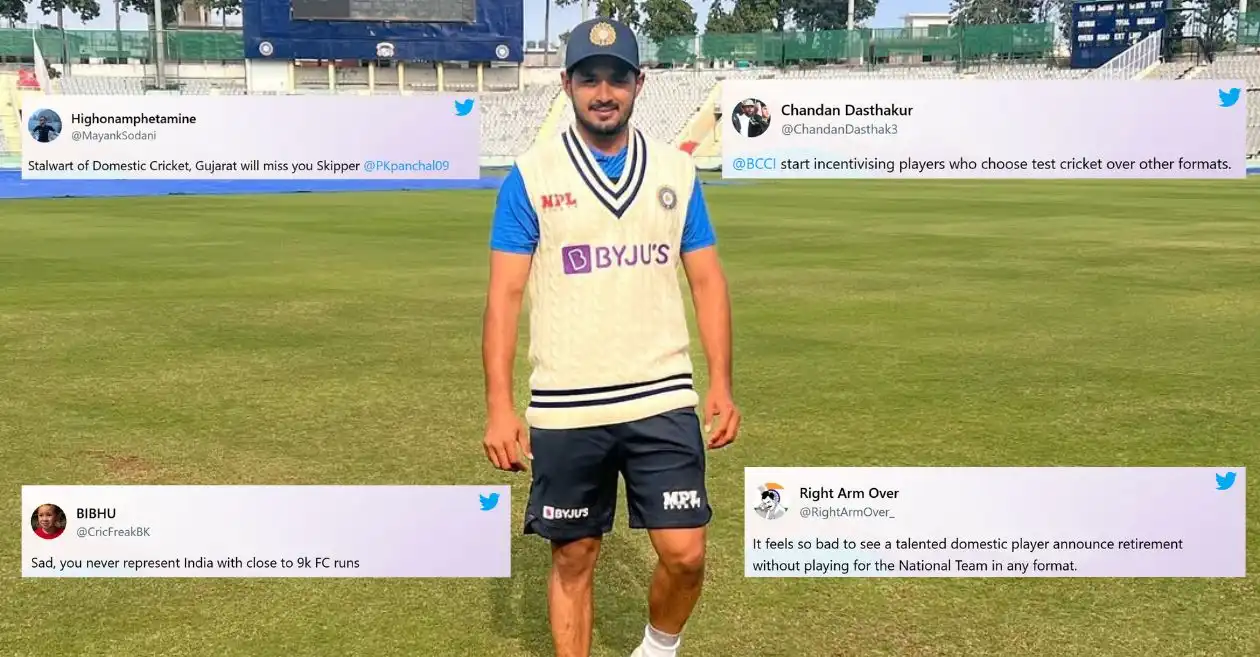 Irfan Pathan leads tributes as Priyank Panchal announces retirement from first-class cricket