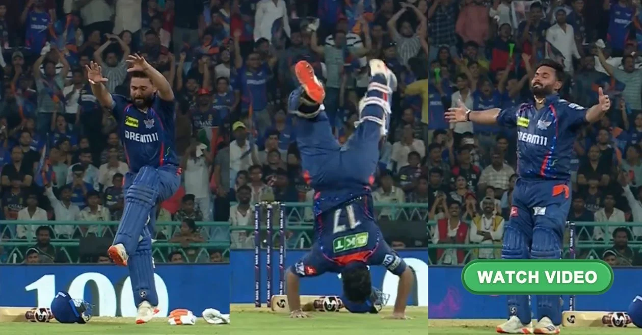 IPL 2025 [WATCH]: LSG captain Rishabh Pant marks return to form with blazing ton and ‘Somersault’ celebration vs RCB