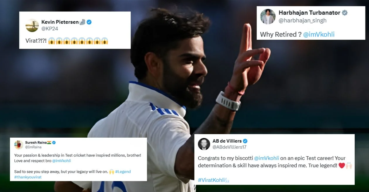 Cricket fraternity hails Virat Kohli after his retirement from Test cricket