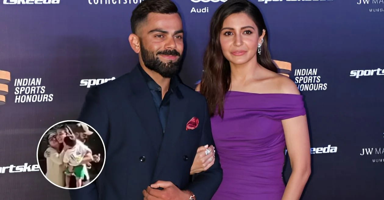 WATCH: Virat Kohli enjoys heartwarming family time with wife Anushka Sharma and their kids