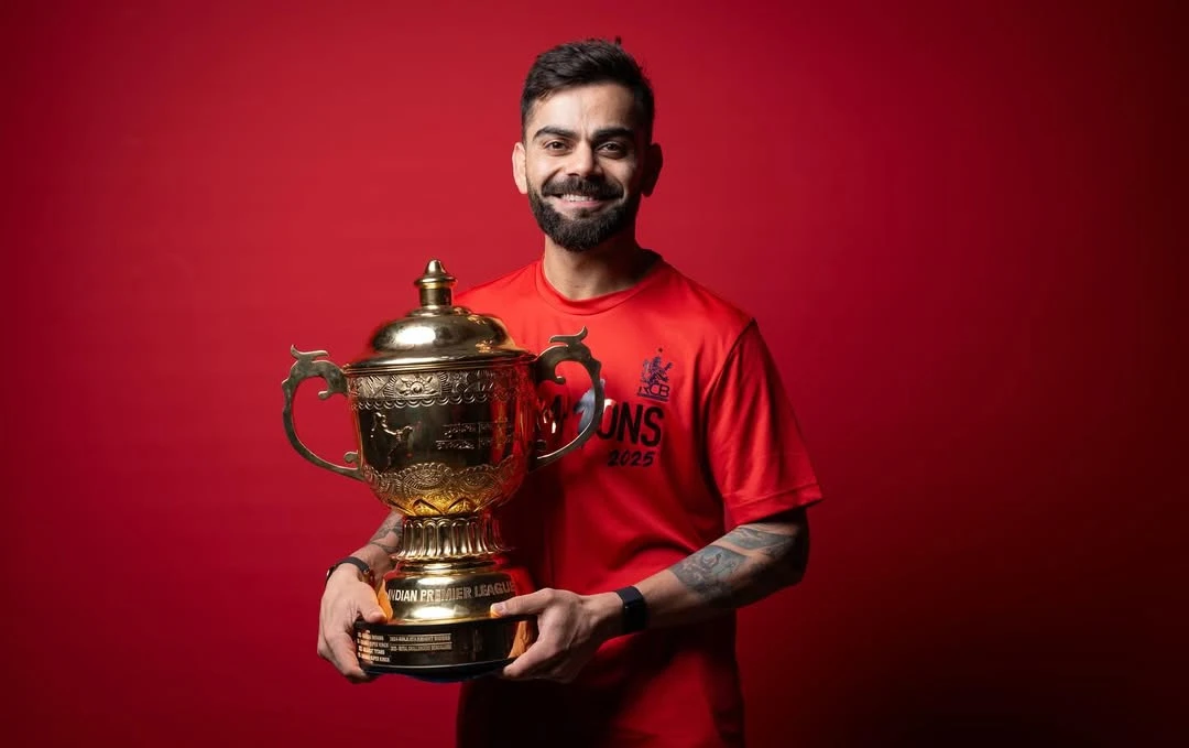 Virat Kohli - IPL 2025 champion with RCB