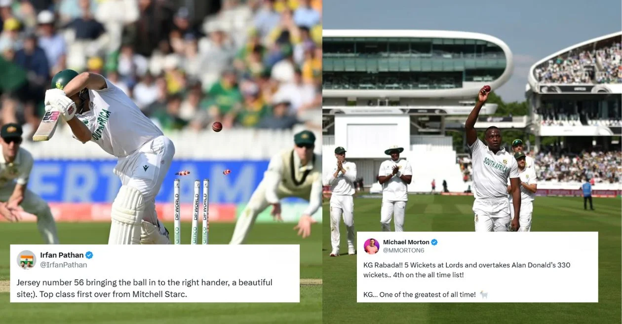 WTC 2025 Final: Fans react as South Africa under pressure despite Kagiso Rabada’s heroics against Australia on Day 1 at Lord’s