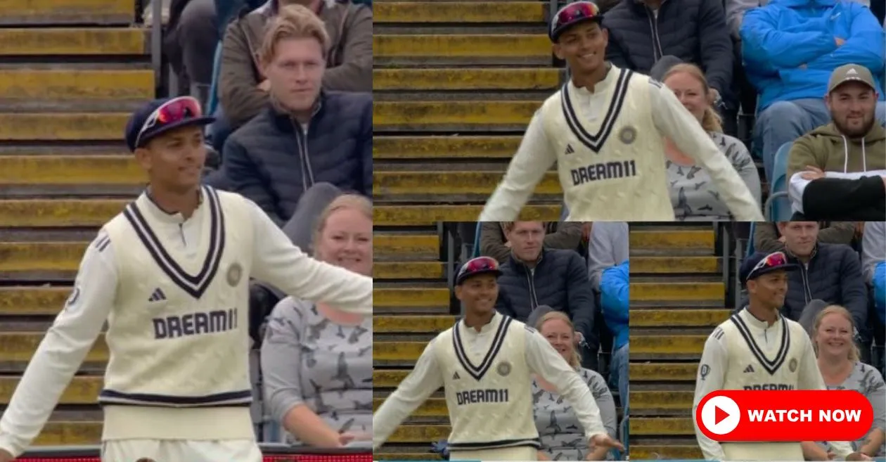 WATCH: Yashasvi Jaiswal dances in front of England fans after dropping 4 catches in the Headingley Test – ENG vs IND