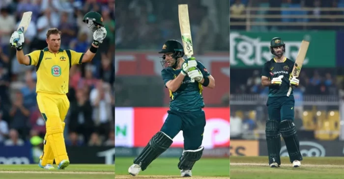 Aaron Finch, Josh Inglis, Glenn Maxwell