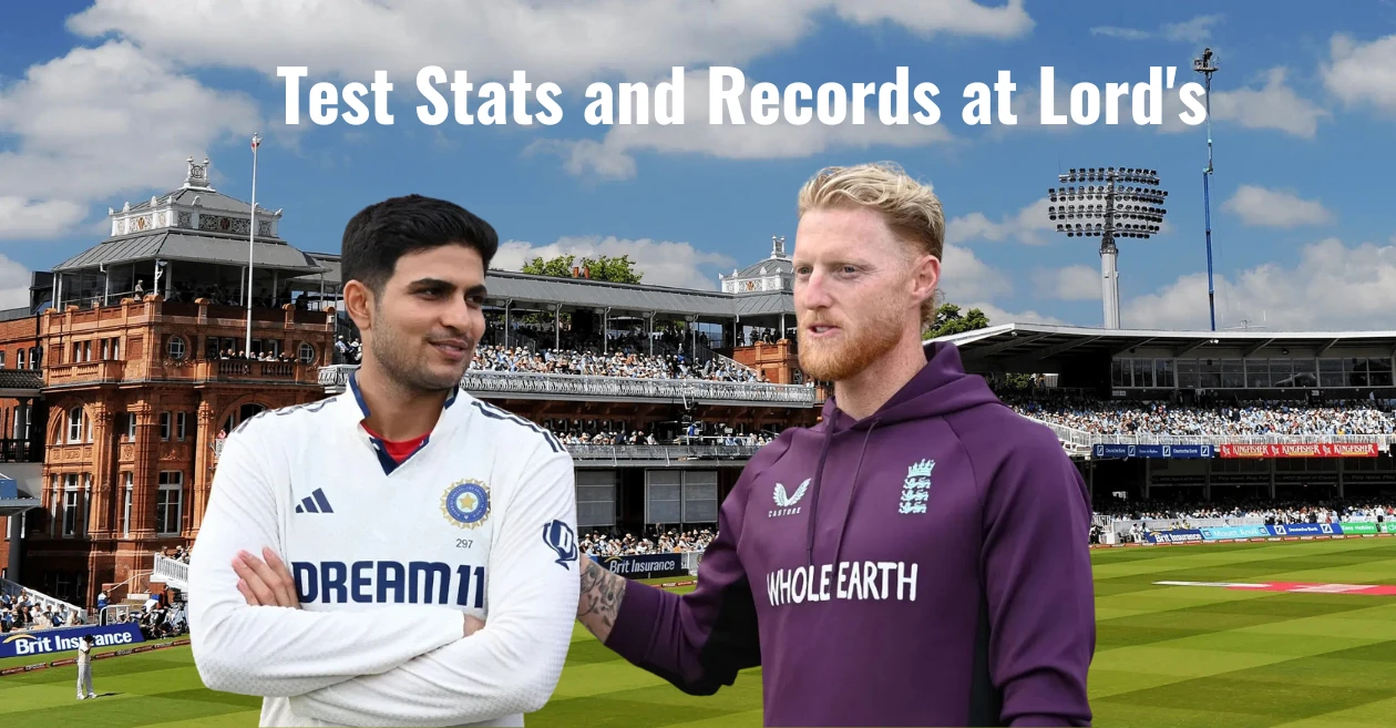 England vs India 2025: Test Stats and Records at Lord’s, London