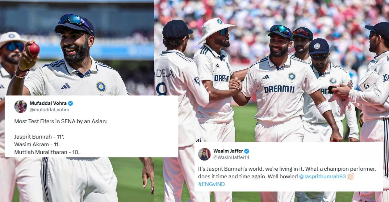 ENG vs IND: Fans go wild as Jasprit Bumrah enters honours board with fiery 5-wicket haul on Day 2 of Lord’s Test