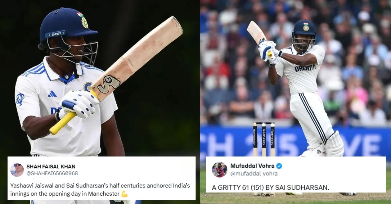 ENG vs IND: Fans react as Sai Sudharsan leads India’s promising Day 1 of the fourth Test against England