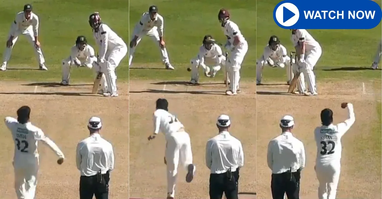 WATCH: Ishan Kishan imitates Harbhajan Singh’s bowling action in County Championship 2025