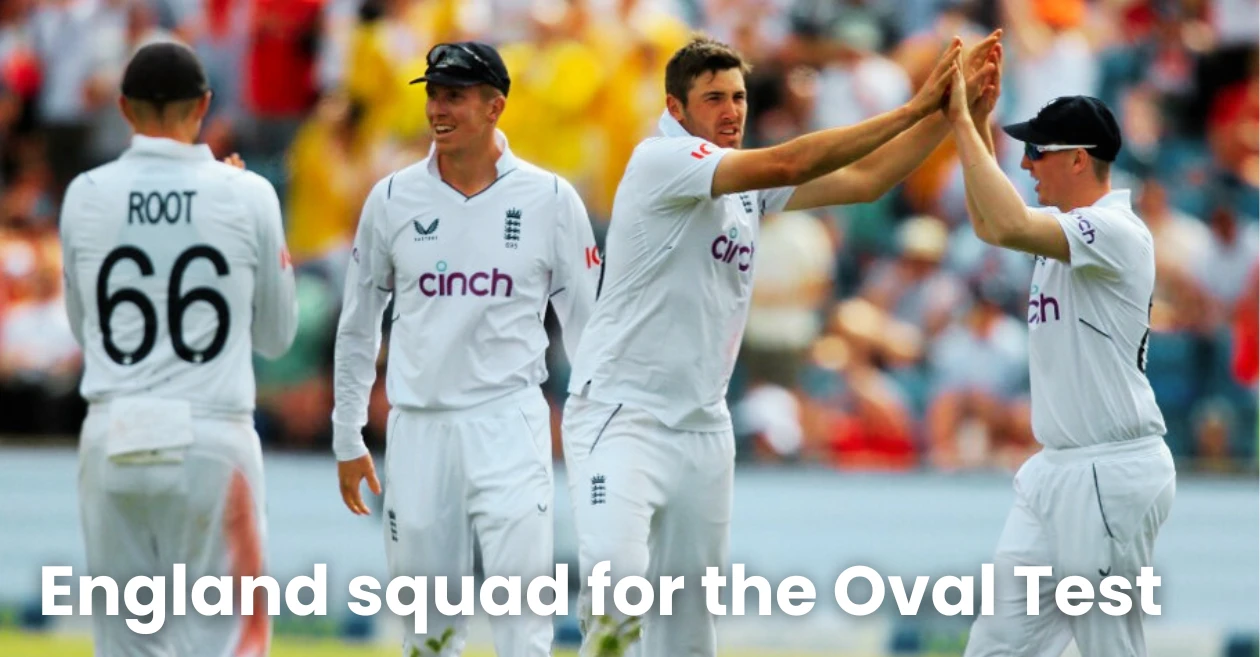 ENG vs IND 2025: Jamie Overton returns as England name squad for final Test at The Oval