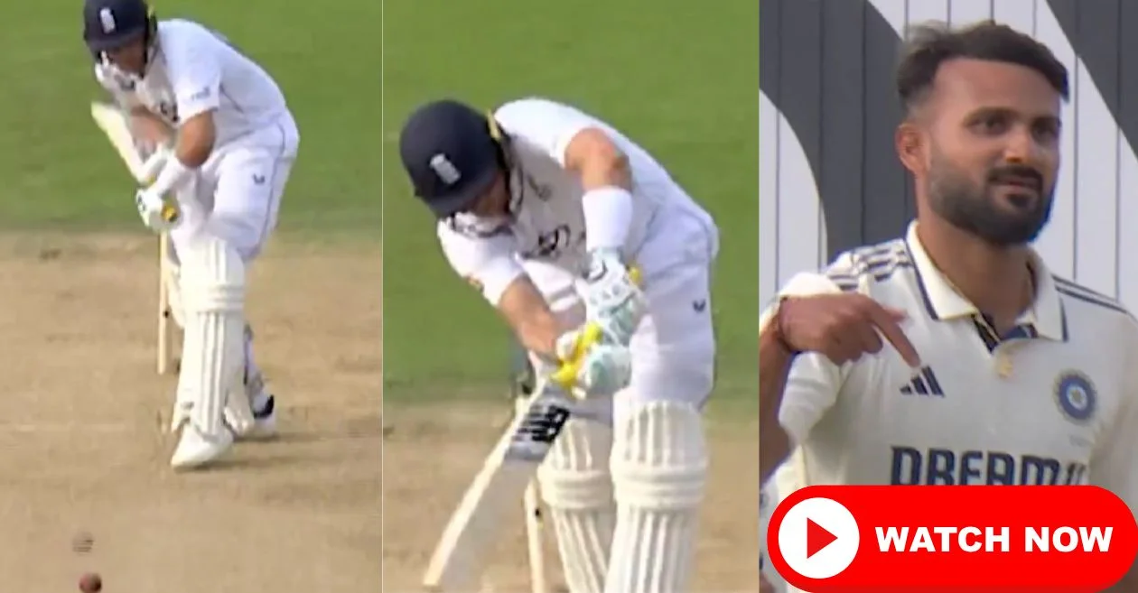 ENG vs IND [WATCH]: Akash Deep cleans up Joe Root with a jaffa on Day 4 of Edgbaston Test
