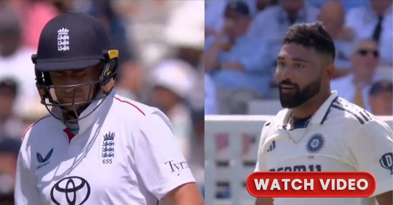 ENG vs IND [WATCH]: Mohammed Siraj mocks defensive Joe Root with Bazball jibe on Day 1 of Lord’s Test