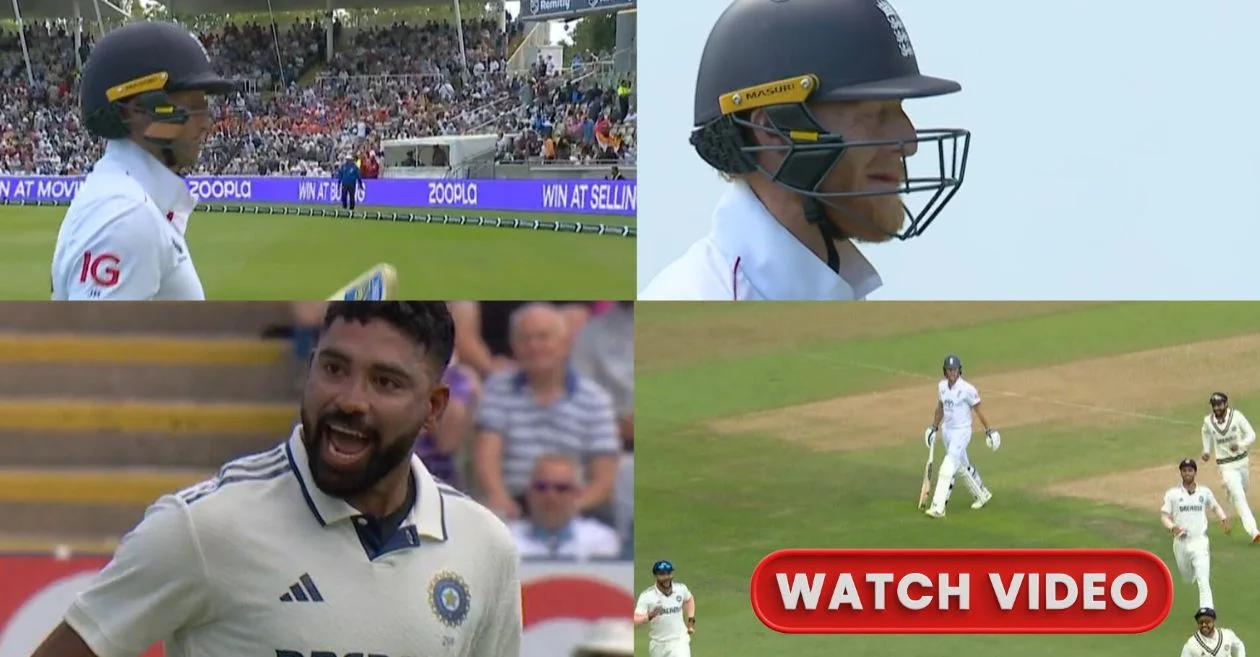 ENG vs IND [WATCH]: Mohammed Siraj breathes fire with a stunning over to dismiss Joe Root and Ben Stokes | Edgbaston Test, Day 3