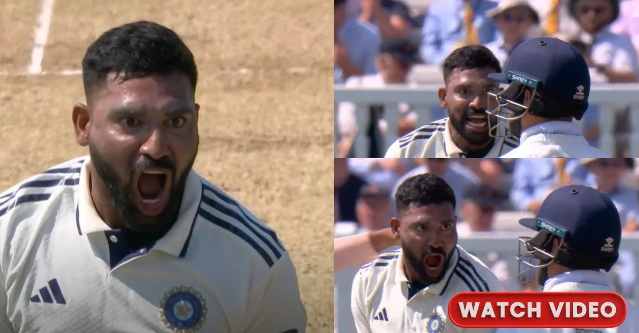 ENG vs IND [WATCH]: Mohammed Siraj unleashes a fierce roar at Ben Duckett after dismissing him on Day 4 of Lord’s Test