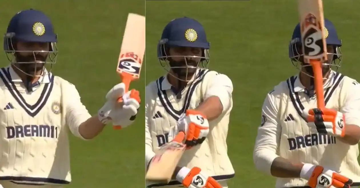 WATCH: Ravindra Jadeja brings out sword celebration after dazzling fifty on Day 2 of Edgbaston Test – ENG vs IND