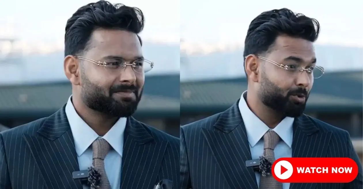 WATCH: Rishabh Pant reveals his Wimbledon favourite to lift the 2025 title