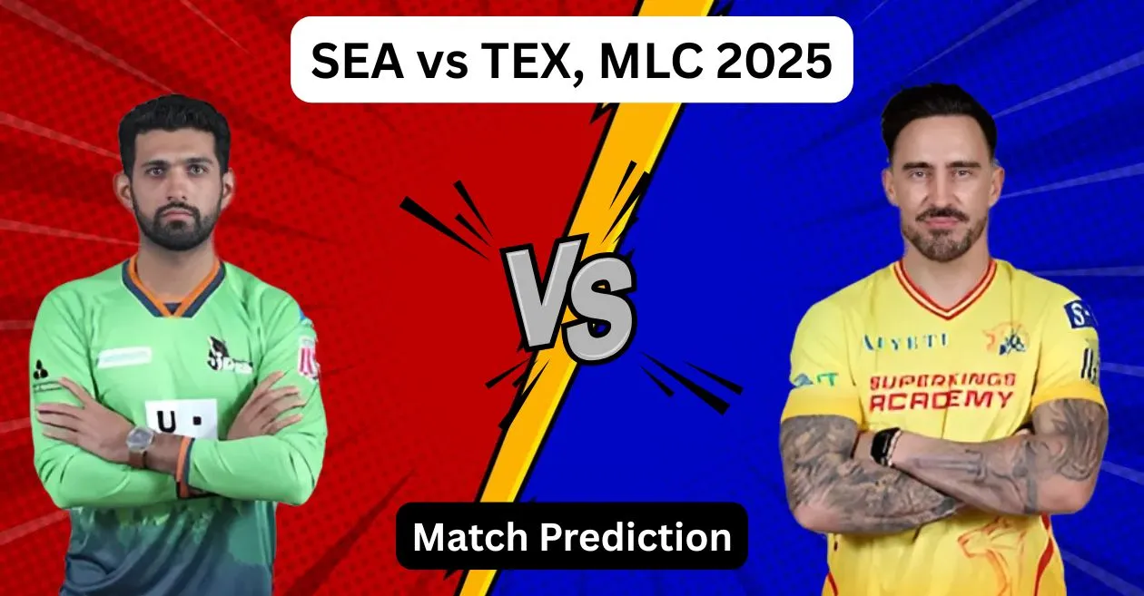 SEA vs TEX, MLC 2025: Match Prediction, Dream11 Team, Fantasy Tips & Pitch Report | Seattle Orcas vs Texas Super Kings