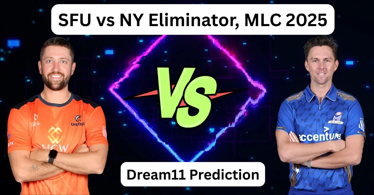 SFU vs NY Eliminator, MLC 2025: Match Prediction, Dream11 Team, Fantasy Tips & Pitch Report | San Francisco Unicorns vs MI New York