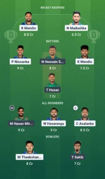 SL vs BAN