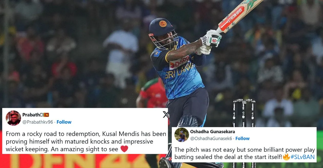 Fans erupt as Kusal Mendis stars in Sri Lanka’s dominant 7-wicket win over Bangladesh in 1st T20I