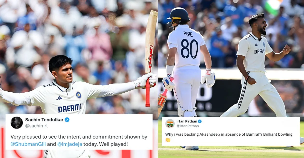 Fans react as Shubman Gill’s monumental double ton and Akash Deep’s early blows tighten India’s grip over England | Edgbaston Test, Day 2