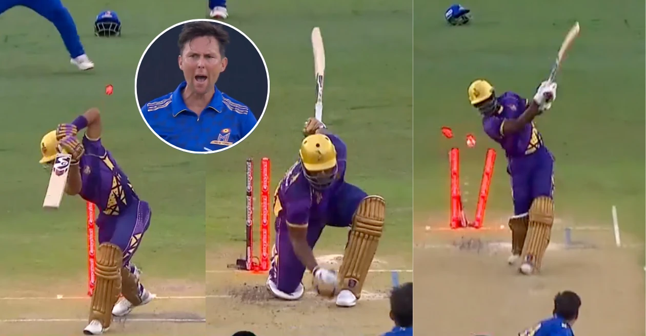 WATCH: Trent Boult floors LA Knight Riders with a sensational opening spell for MI New York